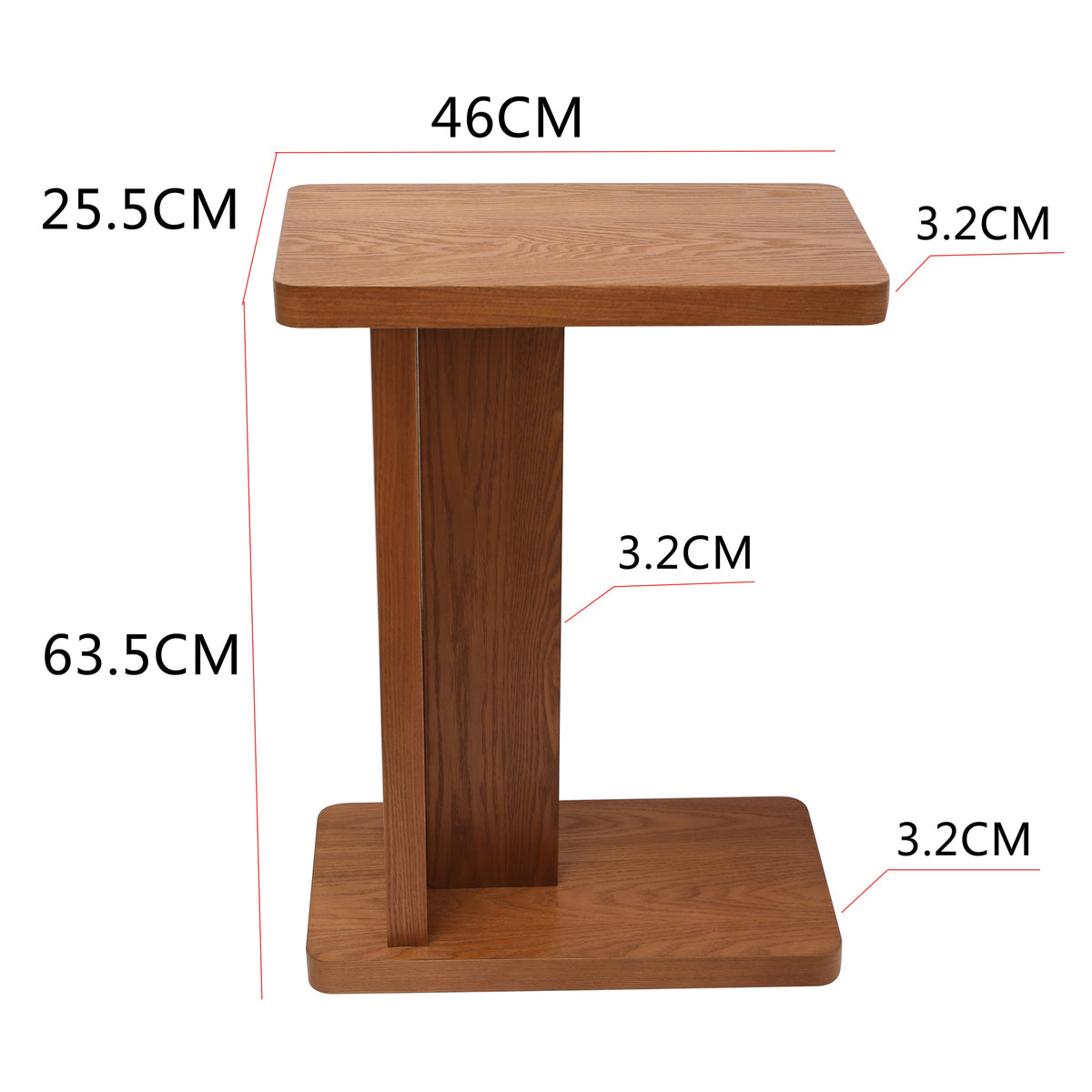 Zac Sofa Table Walnut