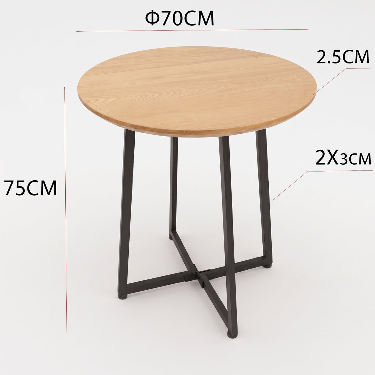 Nick Small Round Dining Table 70 cm