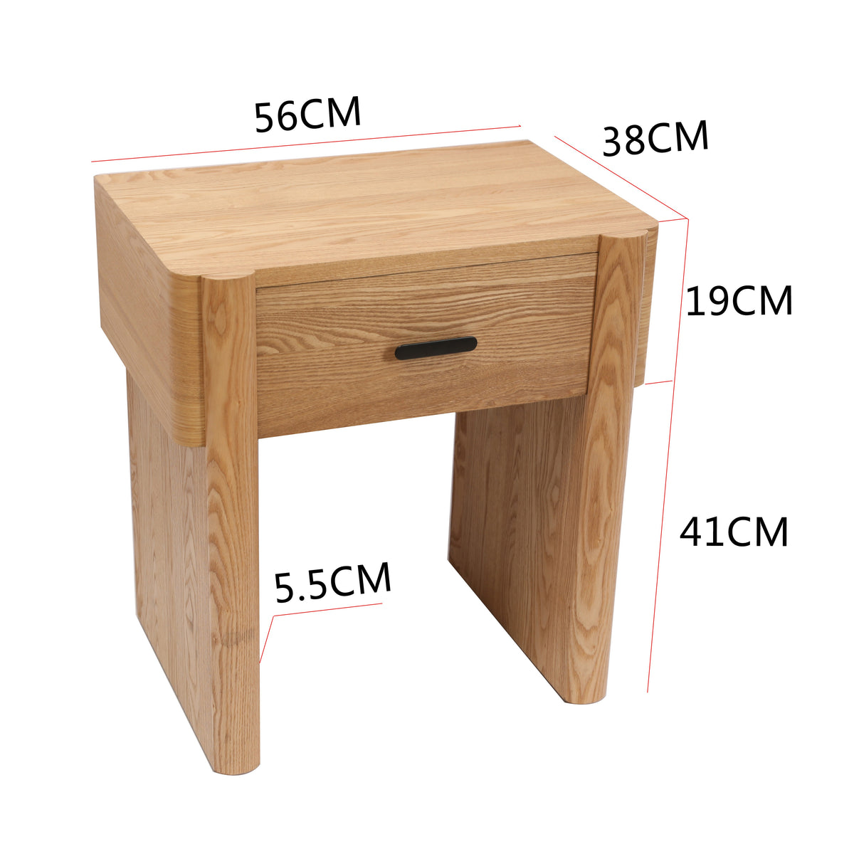 Jake Bedside Table 56 cm