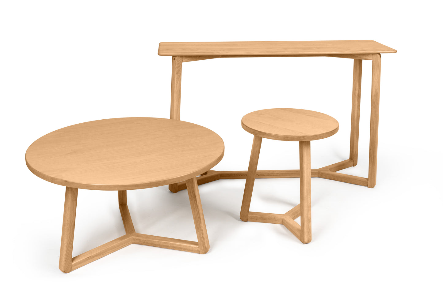 Christopher Oak Round Coffee Table 80cm