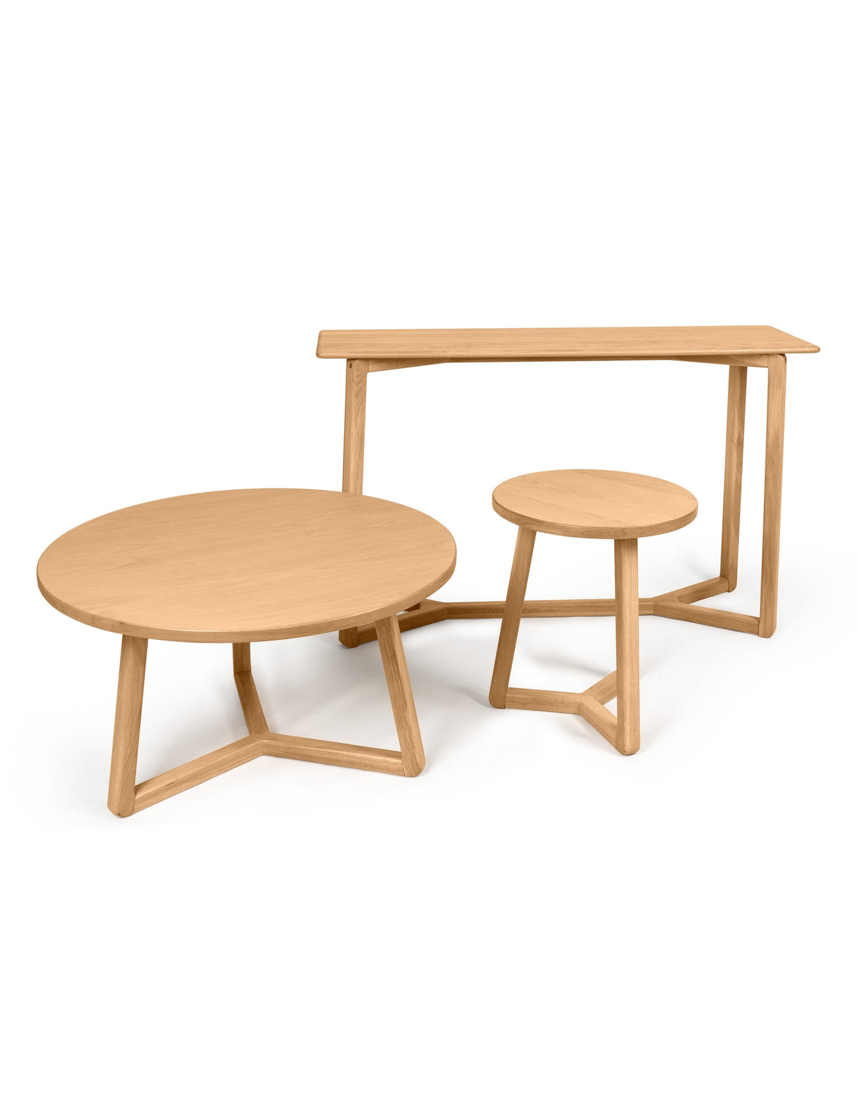 Christopher Oak Round Coffee Table 80cm
