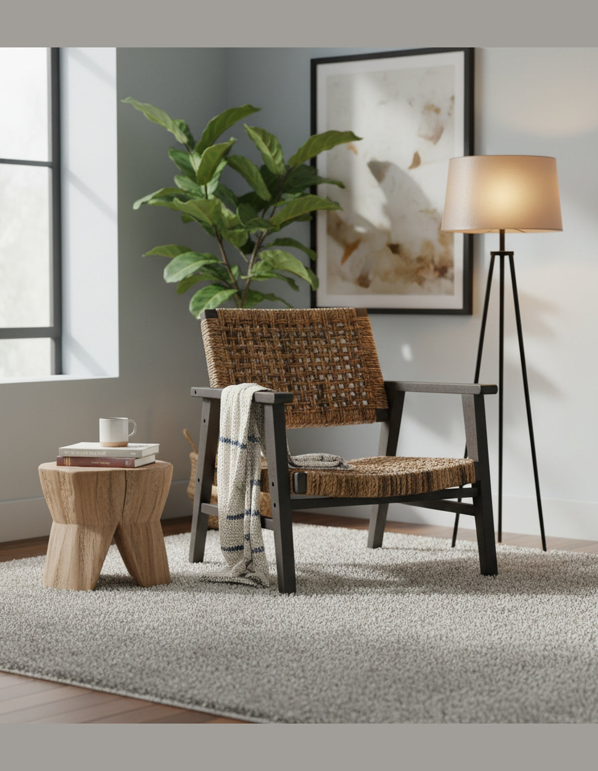 Oliver Coastal Occassional Chair Black