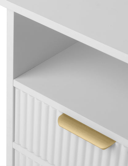 Ingrid Bedside Table 45 x 45 cm White