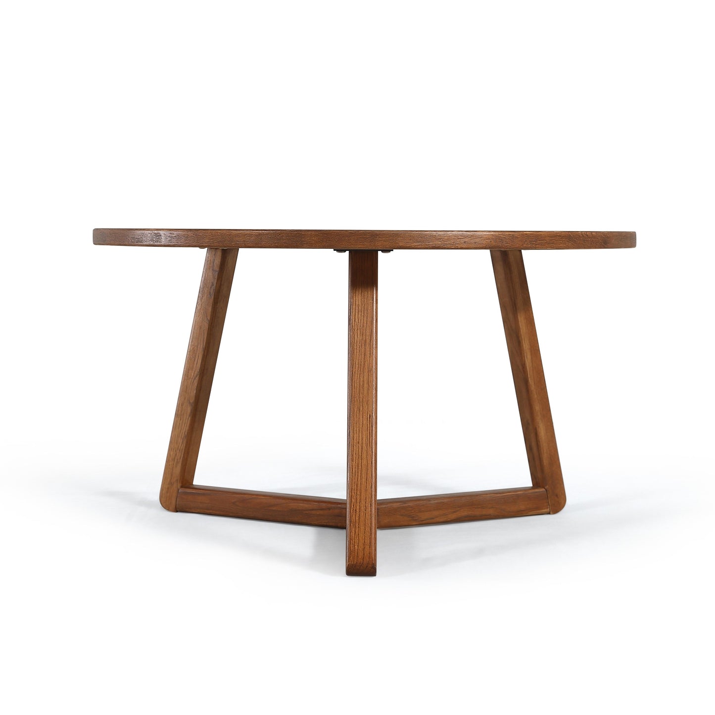 Christopher Round Coffee Table 80 cm Walnut