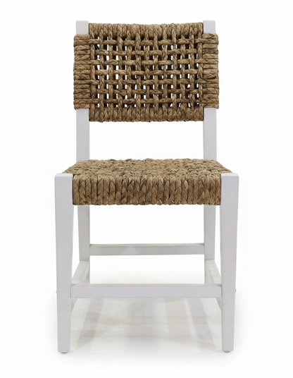Oliver Coastal Dining Chair White