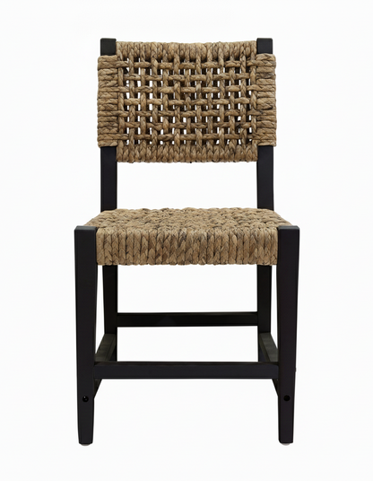 Oliver Coastal Dining Chair Black