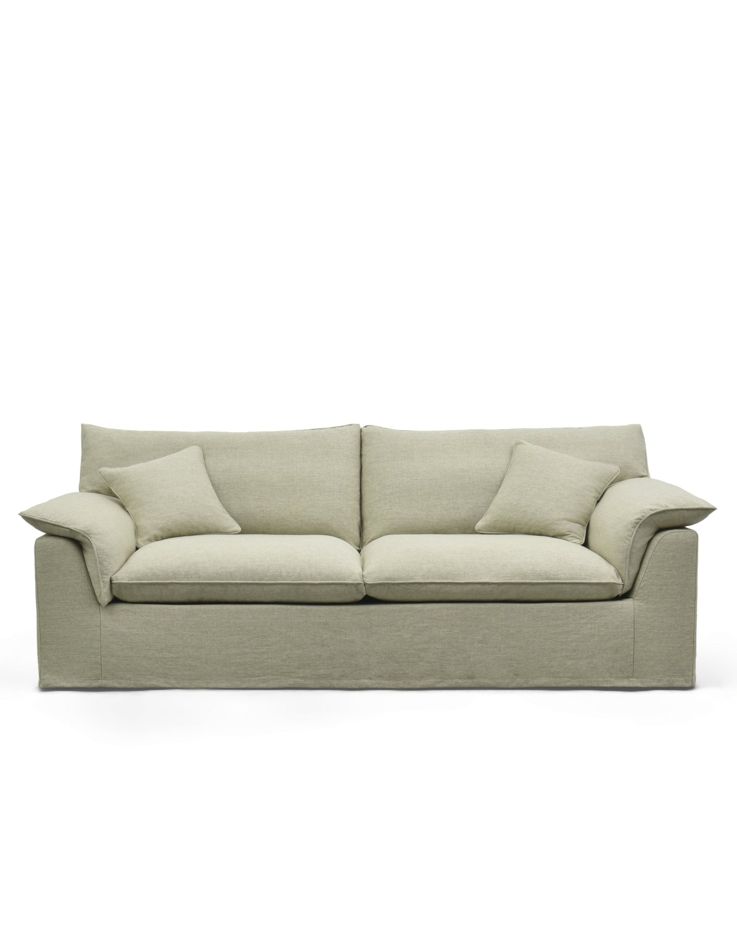 Cannes 3-Seat Sofa with Slip Cover Sand