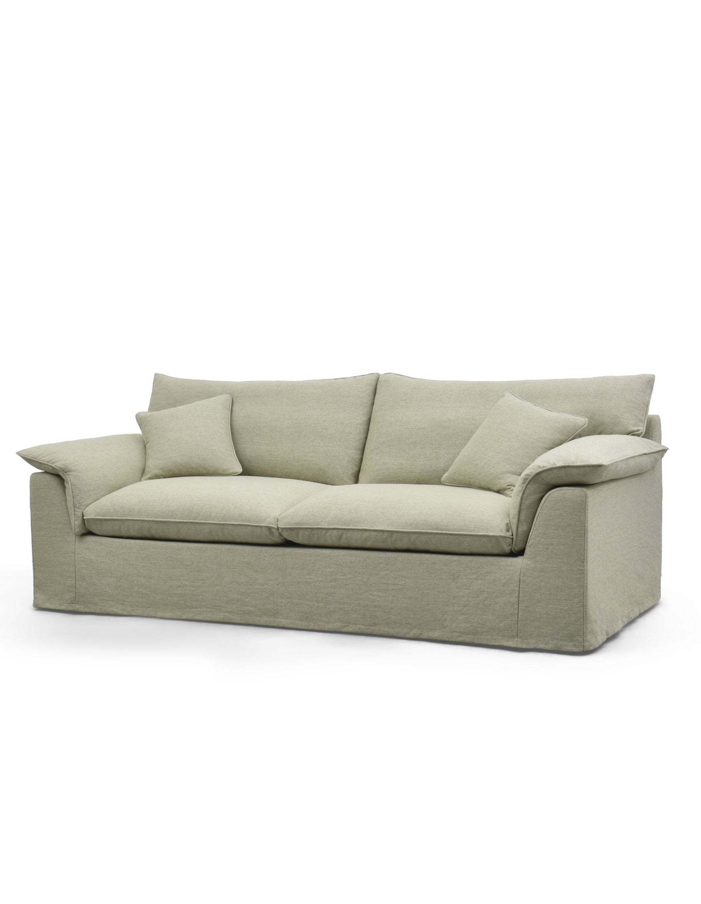 Cannes 3-Seat Sofa with Slip Cover Sand