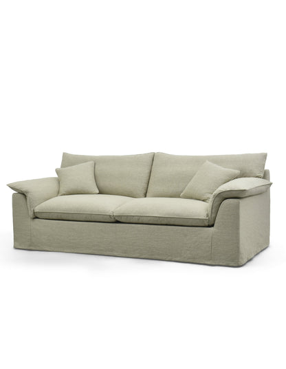 Cannes 3-Seat Sofa with Slip Cover Sand
