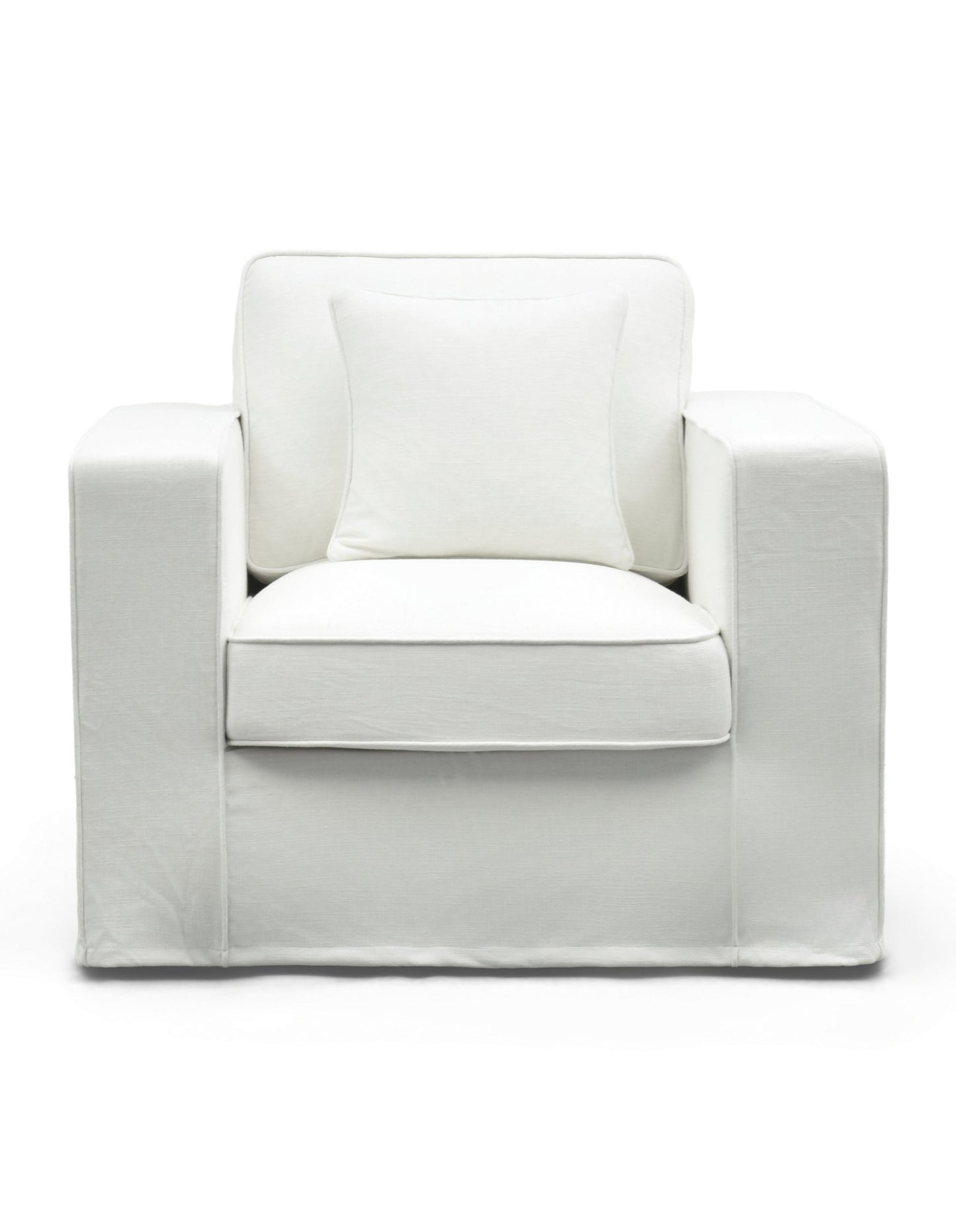 Aspen Armchair with Slip Cover Snow