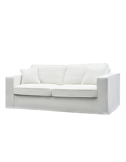 Aspen 3-Seat Sofa with Slip Cover Snow