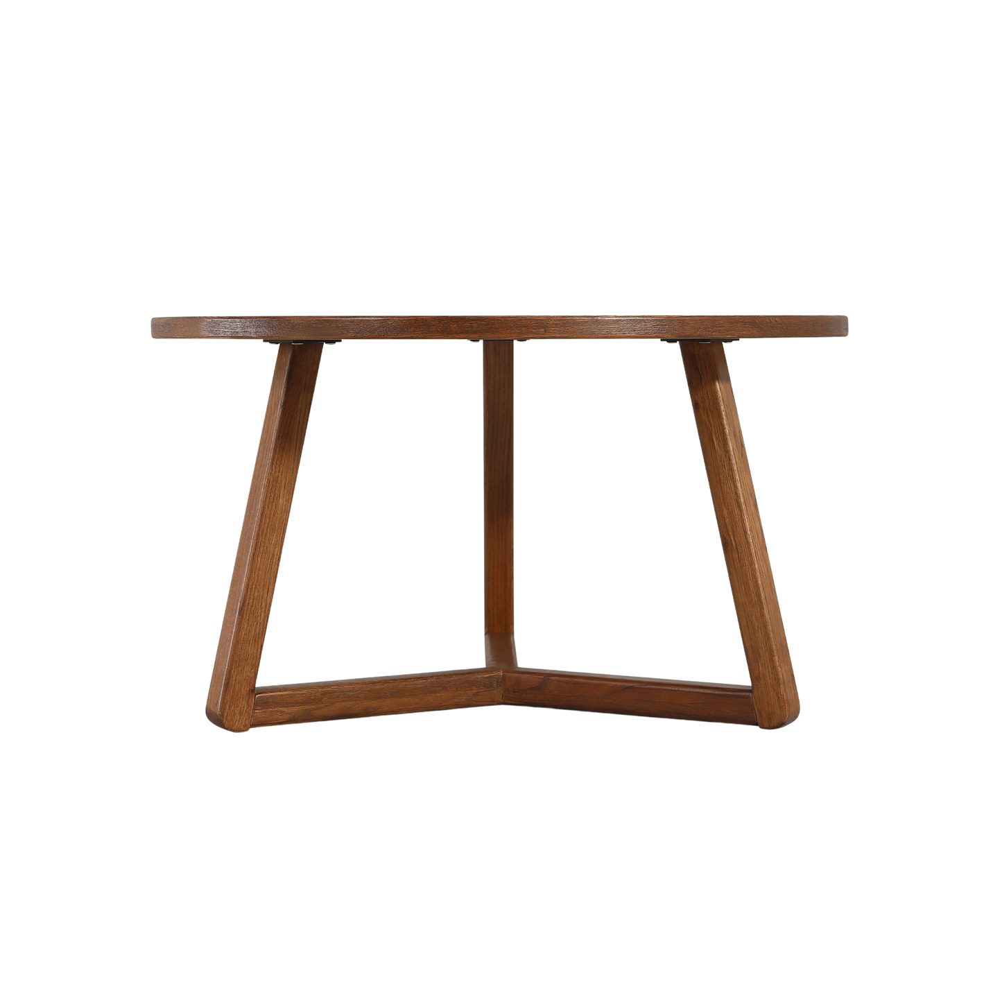 Christopher Round Coffee Table 80 cm Walnut
