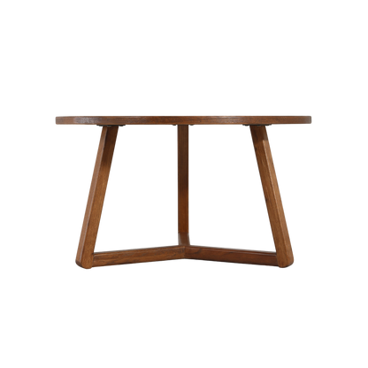 Christopher Round Coffee Table 80 cm Walnut