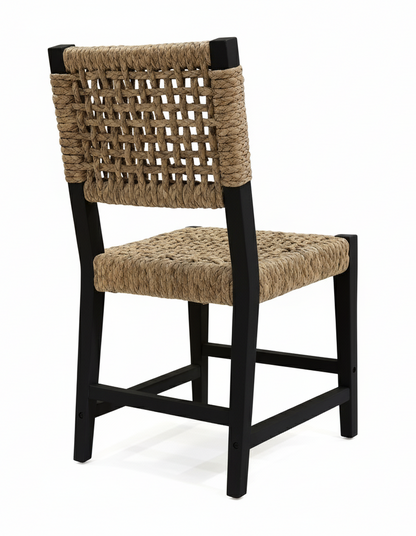Oliver Coastal Dining Chair Black