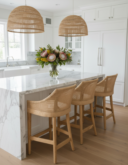 Amelia Rattan Counter Chair