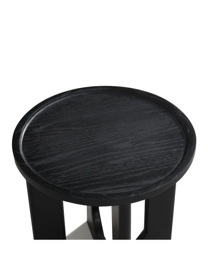 Sverre Side Table Small 30 cm Black