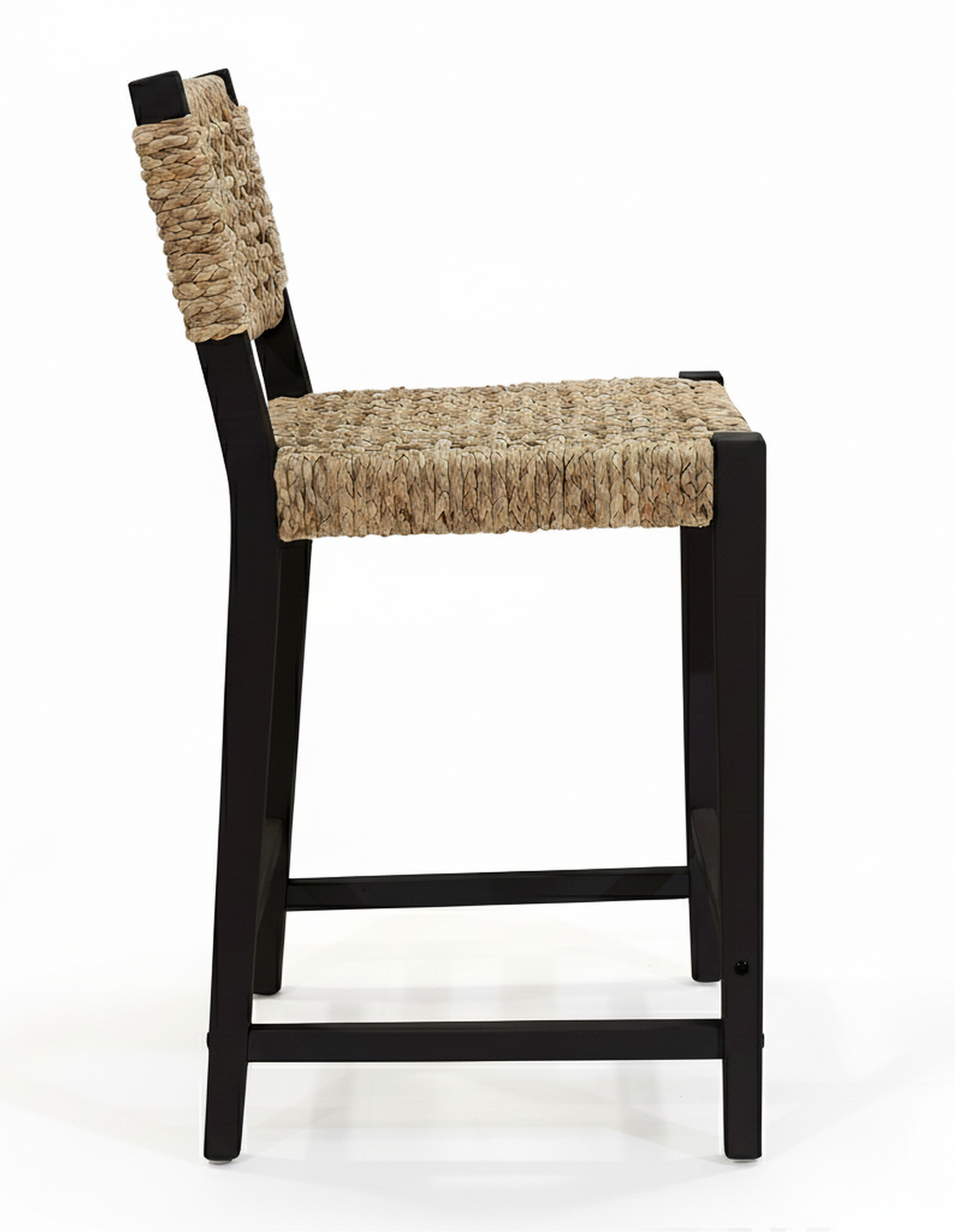 Oliver Coastal Counter Chair w/ Back Black