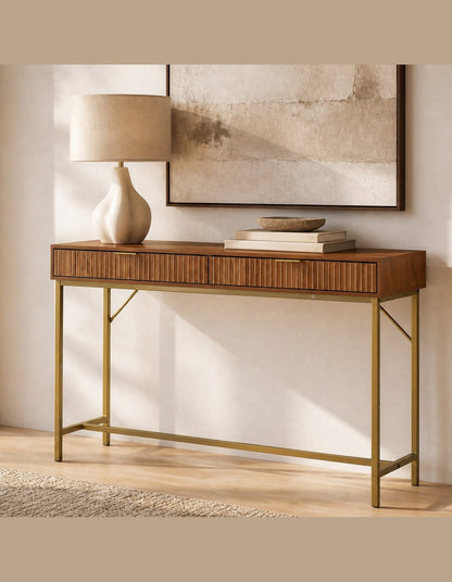 Jonas 120 cm Console Table Walnut