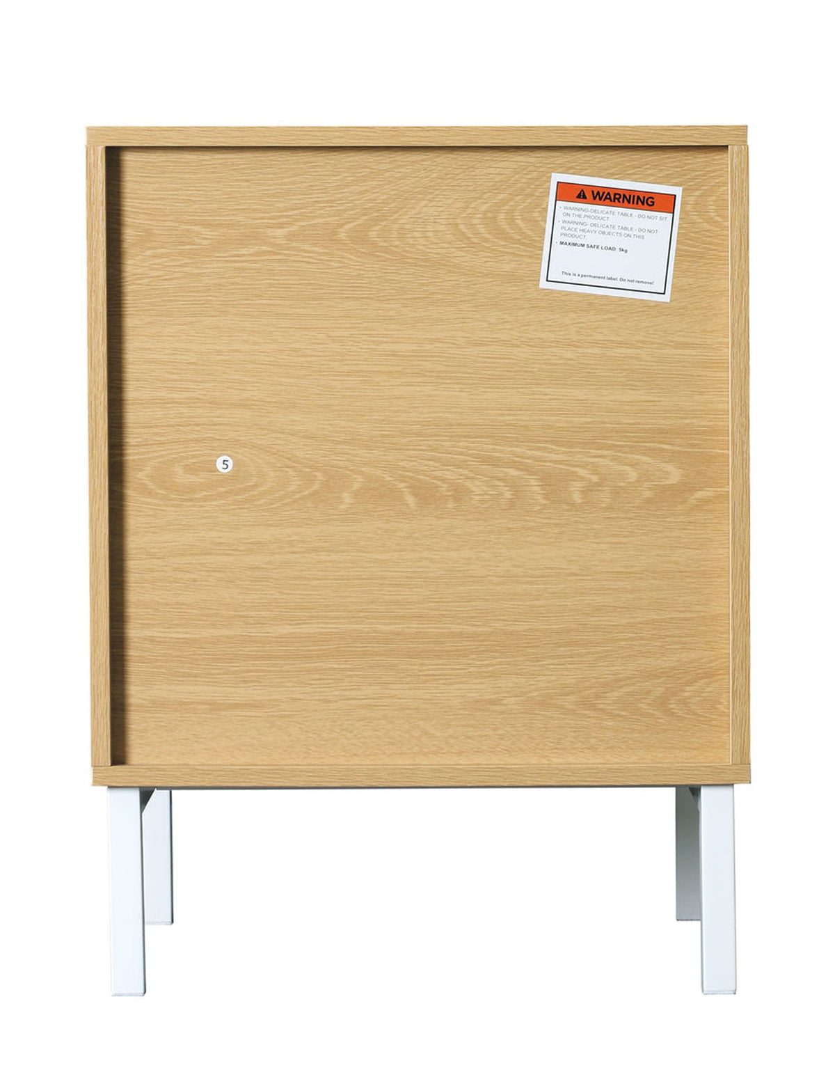 Jonas 2-Drawer Bedside Table Natural