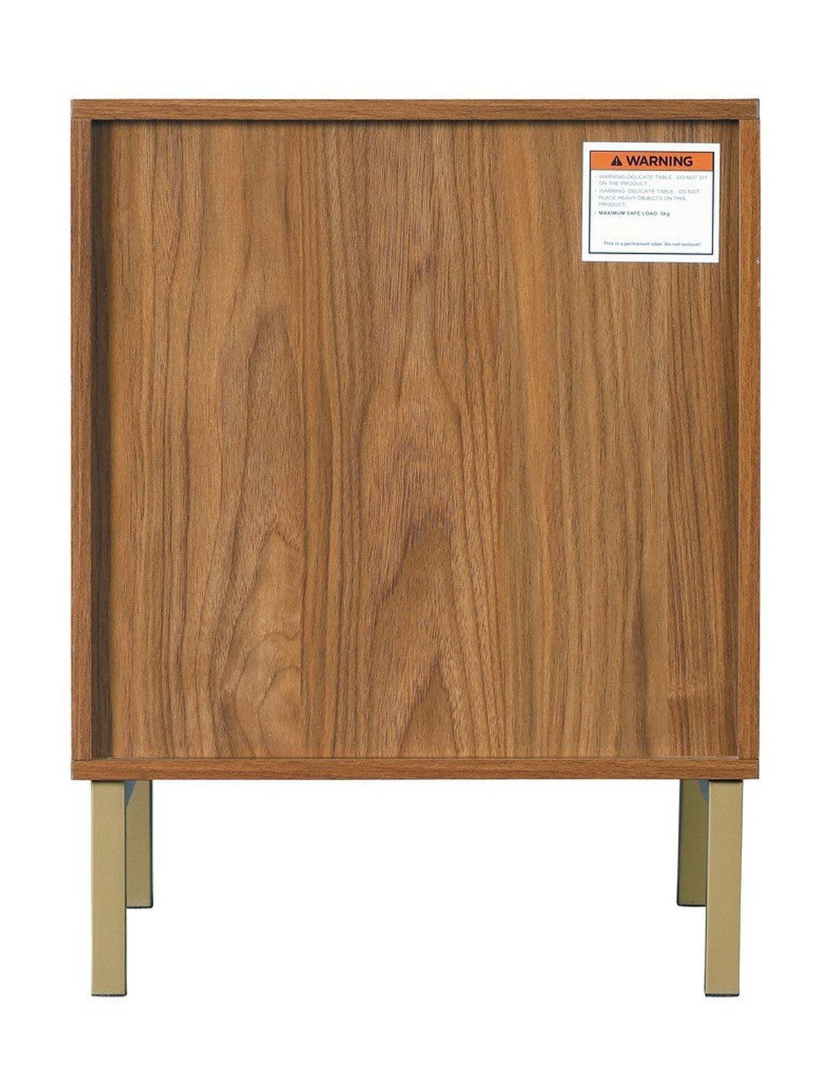 Jonas 2-Drawer Bedside Table Walnut