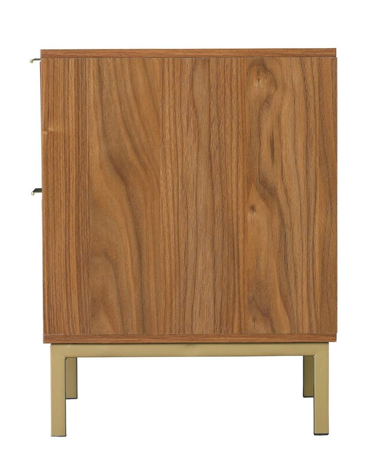 Jonas 2-Drawer Bedside Table Walnut