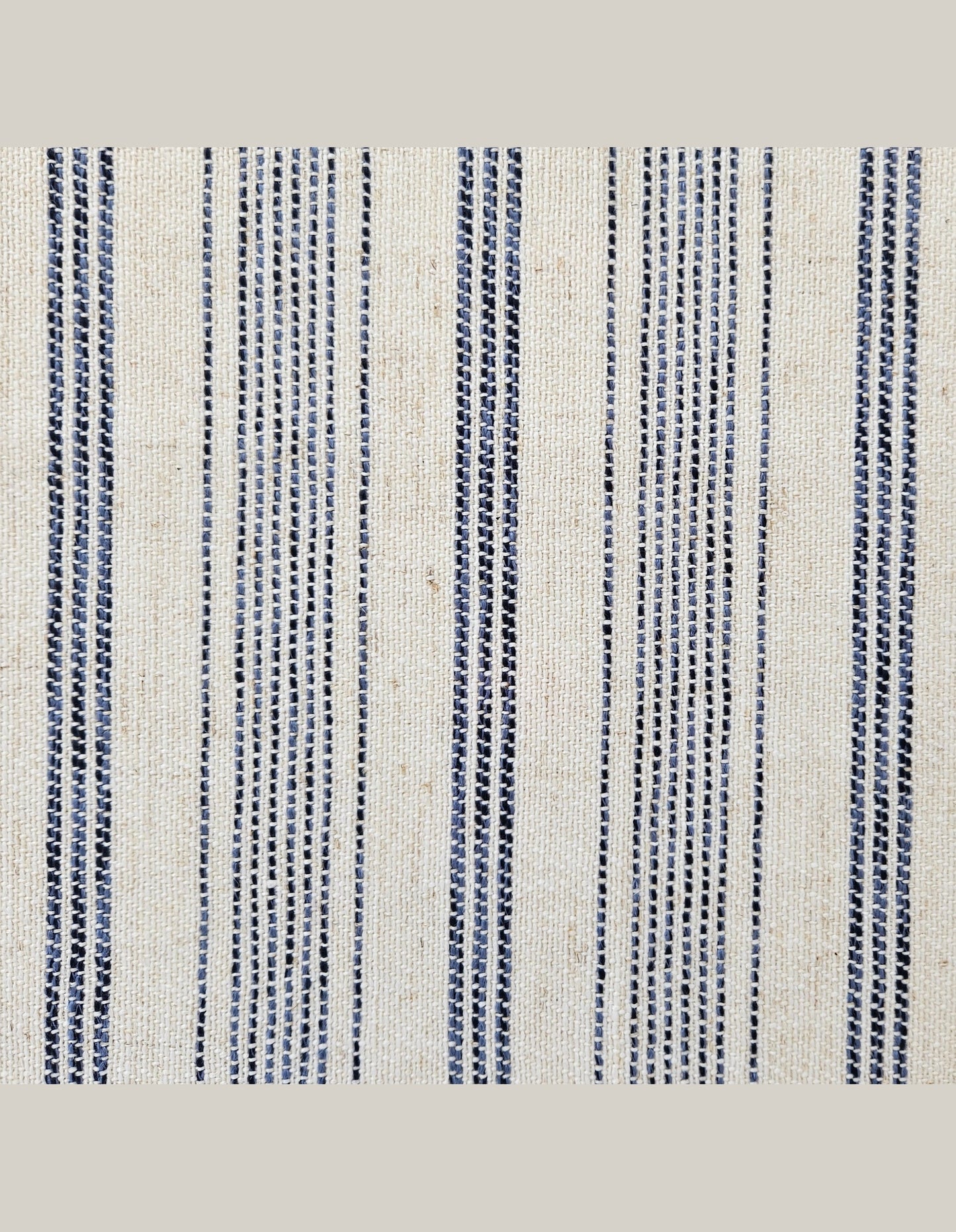 Mallorca 3-Seat Sofa Stripe Blue w/White Piping
