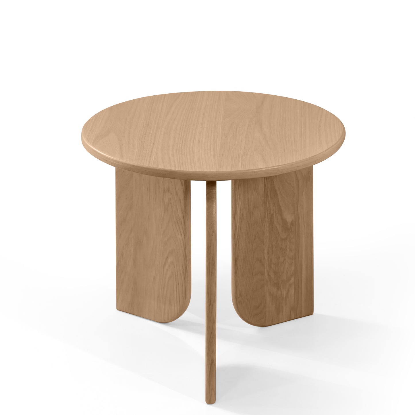 Gemma Oak Side Tri Leg Side Table Large 50cm