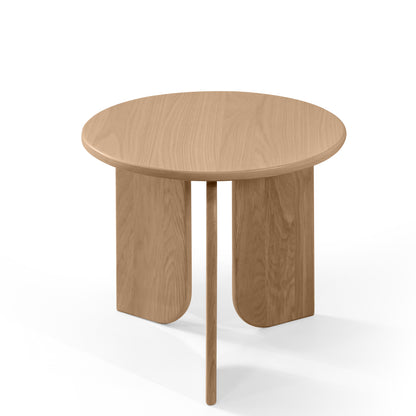 Gemma Oak Side Tri Leg Side Table Large 50cm