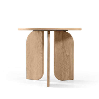 Gemma Oak Side Tri Leg Side Table Large 50cm