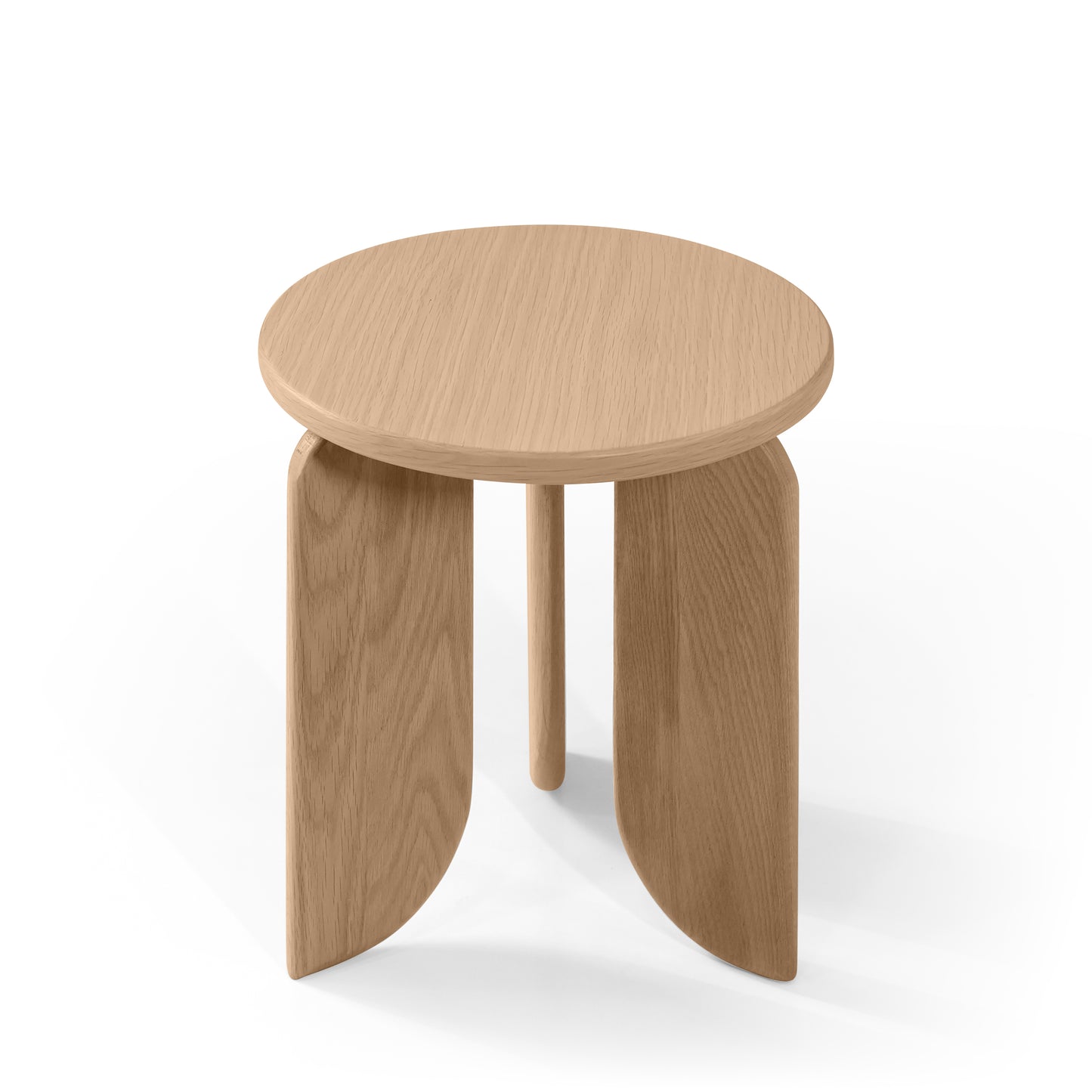 Gemma Oak Side Tri Leg Side Table Small 30cm