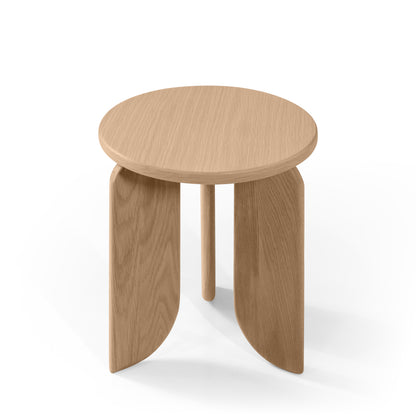 Gemma Oak Side Tri Leg Side Table Small 30cm