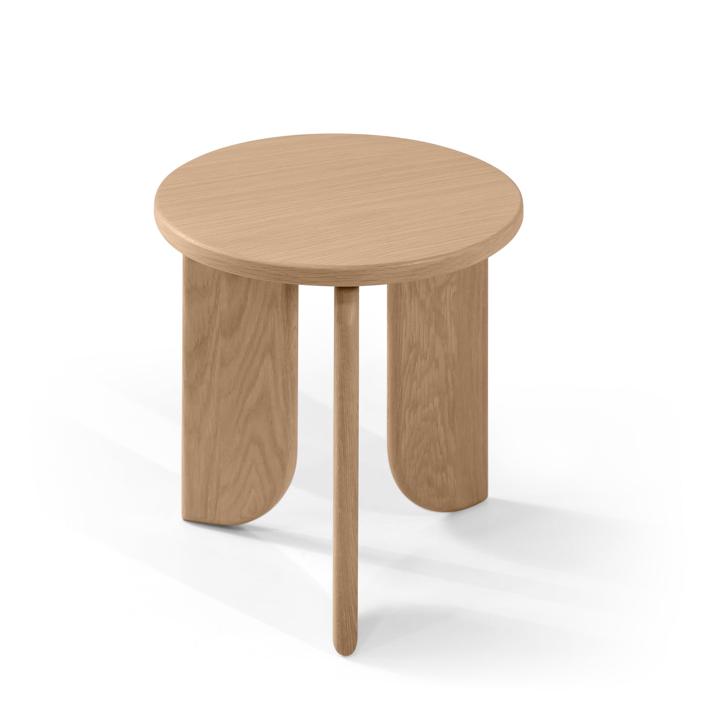 Gemma Oak Side Tri Leg Side Table Small 30cm