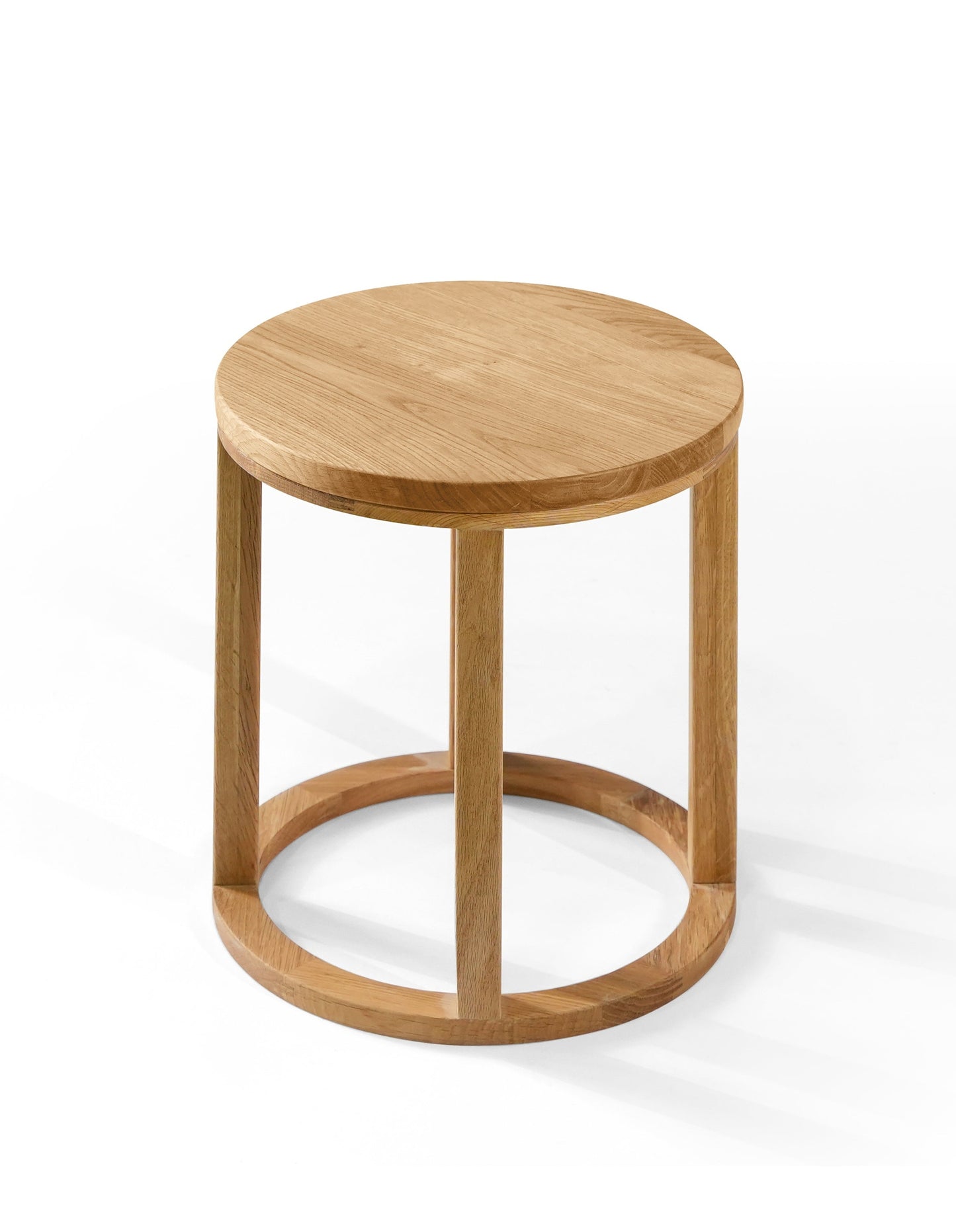 Jamie Oak Stackable Side Table Set 2