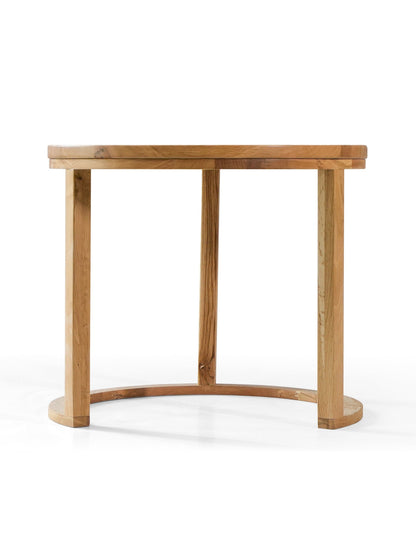 Jamie Oak Stackable Side Table Set 2