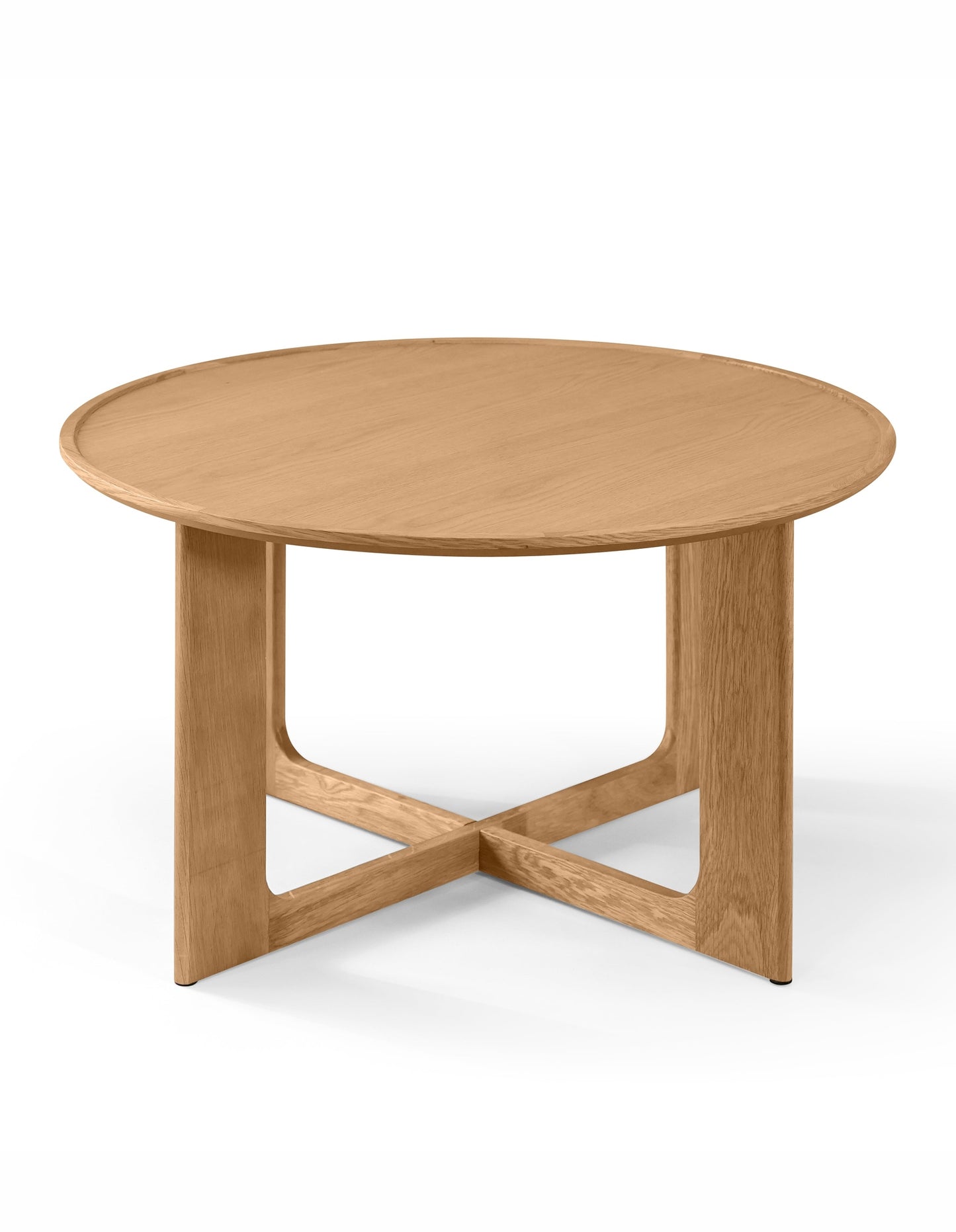 Sverre Oak Round Coffee Table 80cm