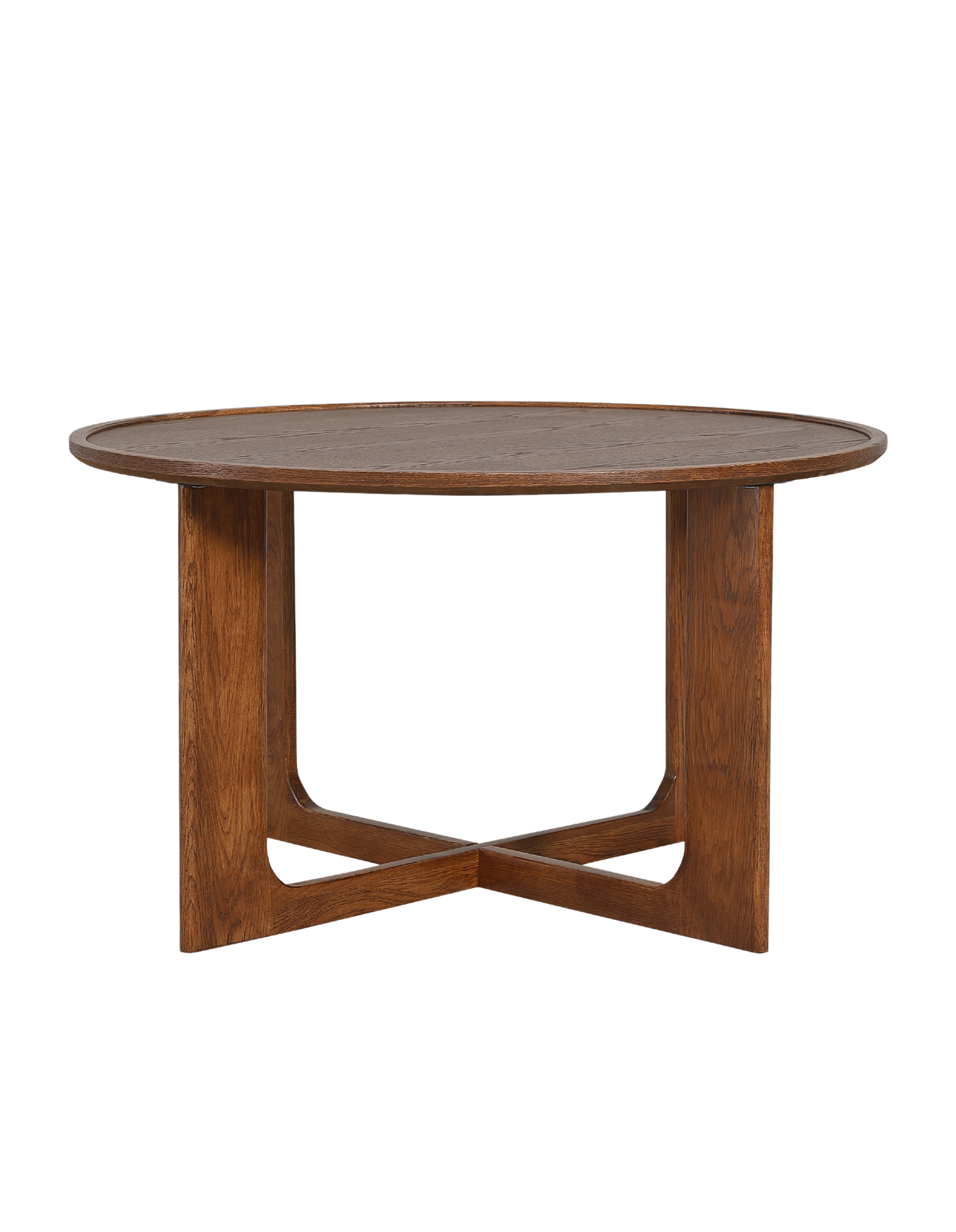 Sverre Round Coffee Table 80 cm Walnut