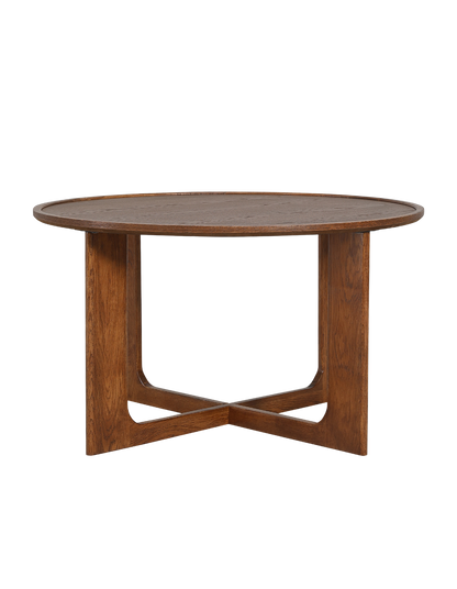 Sverre Round Coffee Table 80 cm Walnut