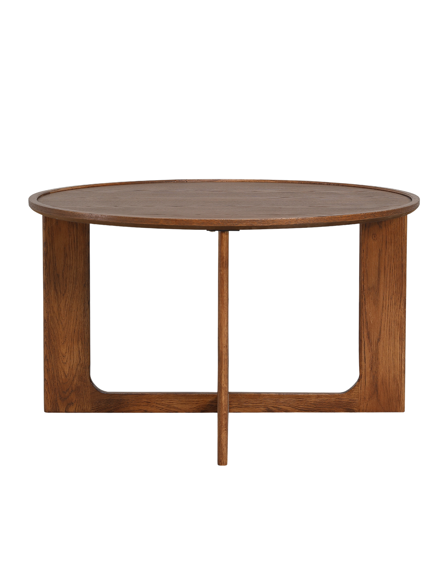 Sverre Round Coffee Table 80 cm Walnut