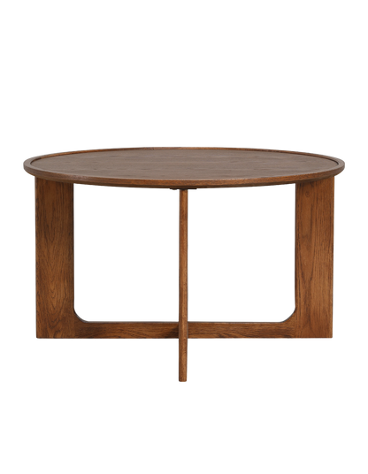 Sverre Round Coffee Table 80 cm Walnut