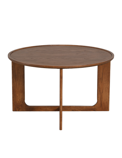 Sverre Round Coffee Table 80 cm Walnut