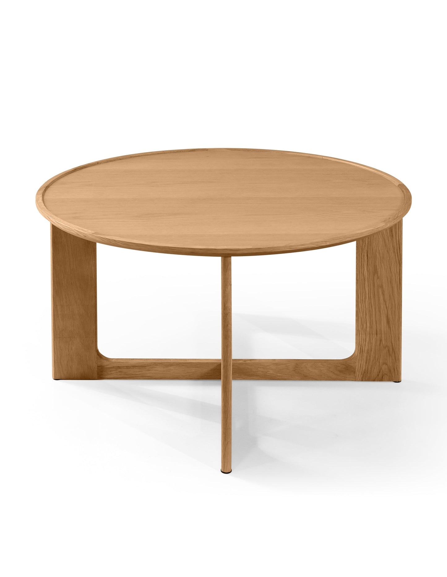 Sverre Oak Round Coffee Table 80cm
