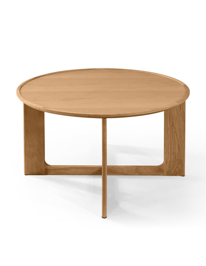 Sverre Oak Round Coffee Table 80cm