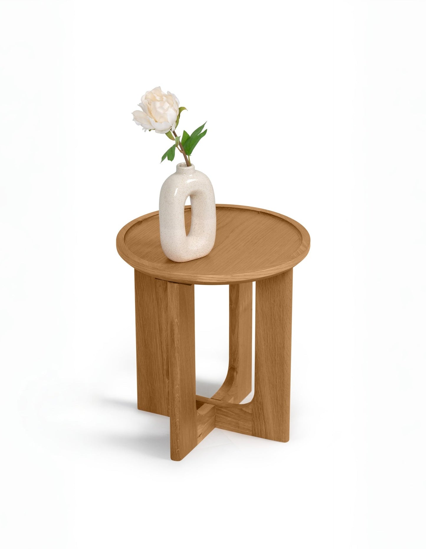 Sverre Oak Side Table Small 30cm