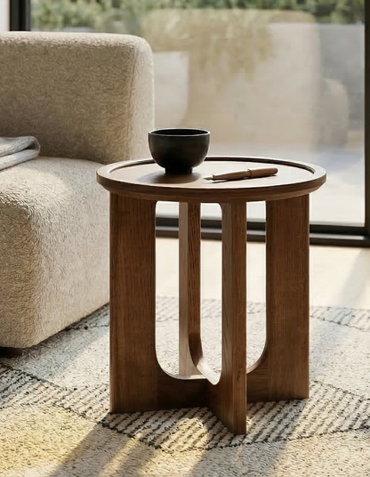 Sverre Side Table Small 30 cm Walnut