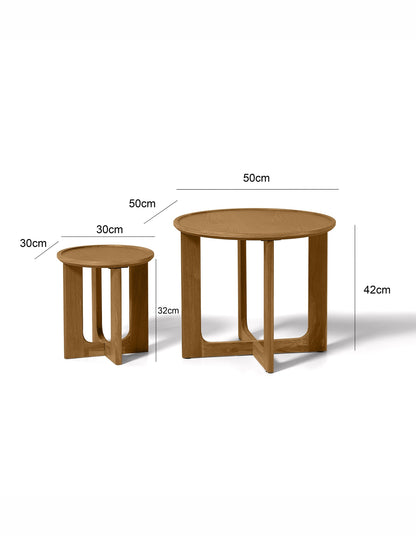 Sverre Oak Side Table Small 30cm
