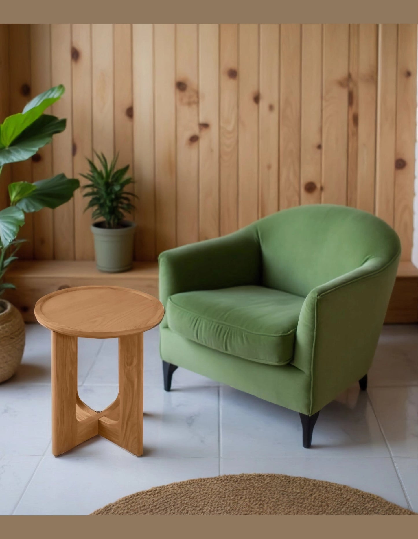 Sverre Oak Side Table Small 30cm