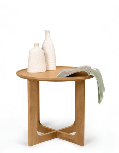 Sverre Oak Side Table Large 50cm