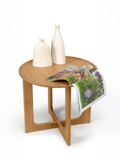 Sverre Oak Side Table Large 50cm