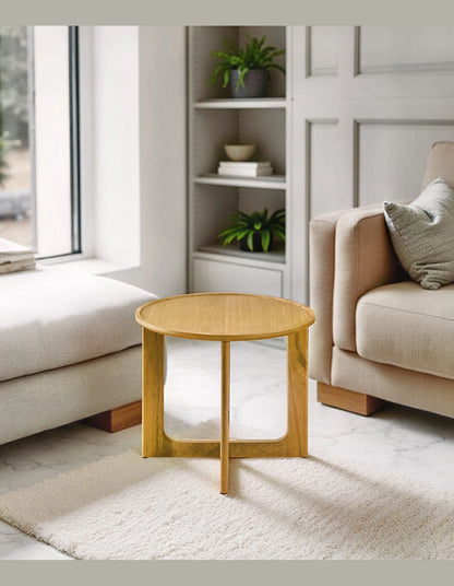 Sverre Oak Side Table Large 50cm