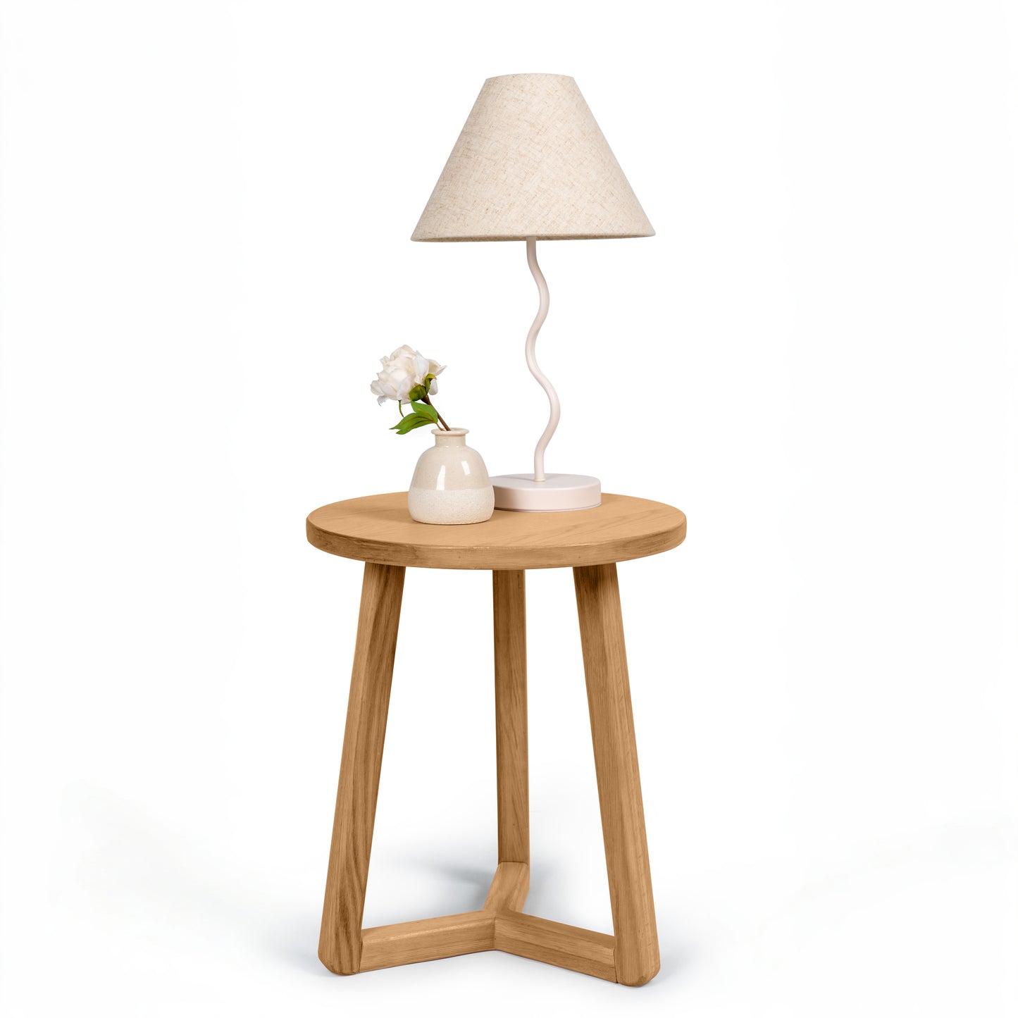 Christopher Oak Side Table 42cm